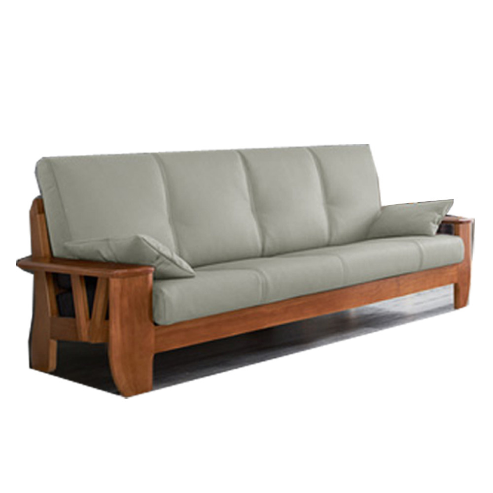 P108 이태리통가죽 뉴송원목 3인 소파