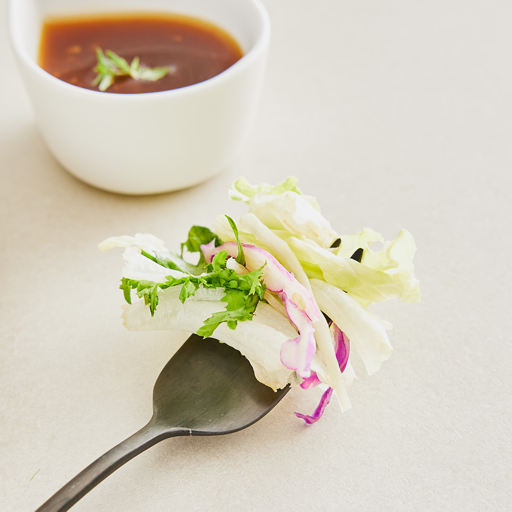 베이직온 간편 샐러드야채믹스 탄산세척 진공포장 소스포함 70g, 5개 - 상세 이미지 4