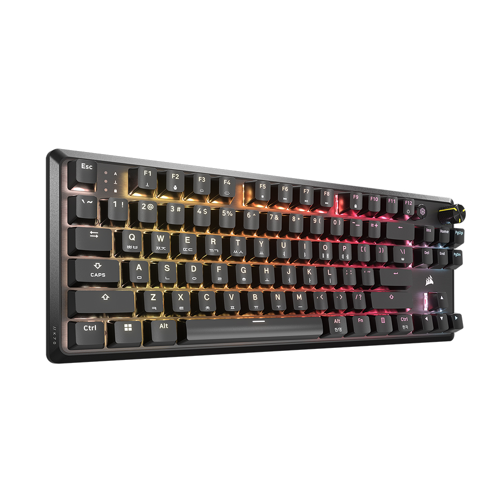 커세어 K70 RGB CORE TKL 적축 + M55 초경량 유선 게이밍 키보드 마우스 세트 - 상세 이미지 3