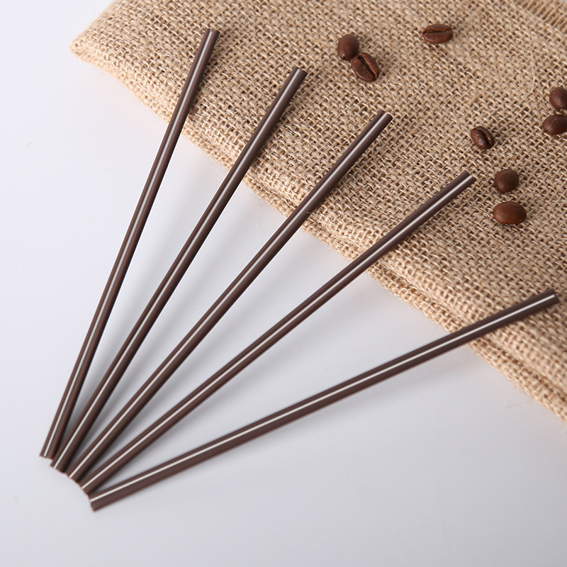 일회용 커피스틱 브라운 15cm 1박스 개별포장 10000개 - 상품 이미지