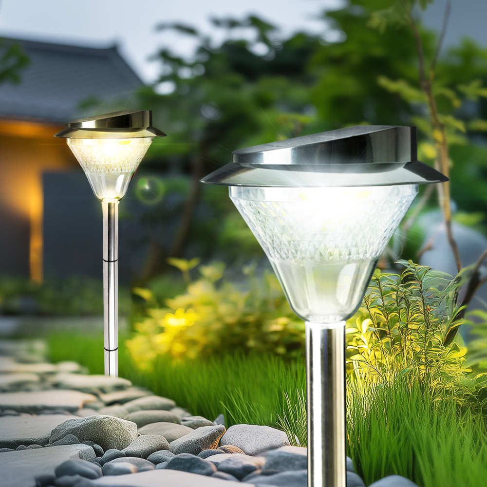 태양광 정원등 LED 태양열 잔디등 경관 전등 COB 80구 말뚝