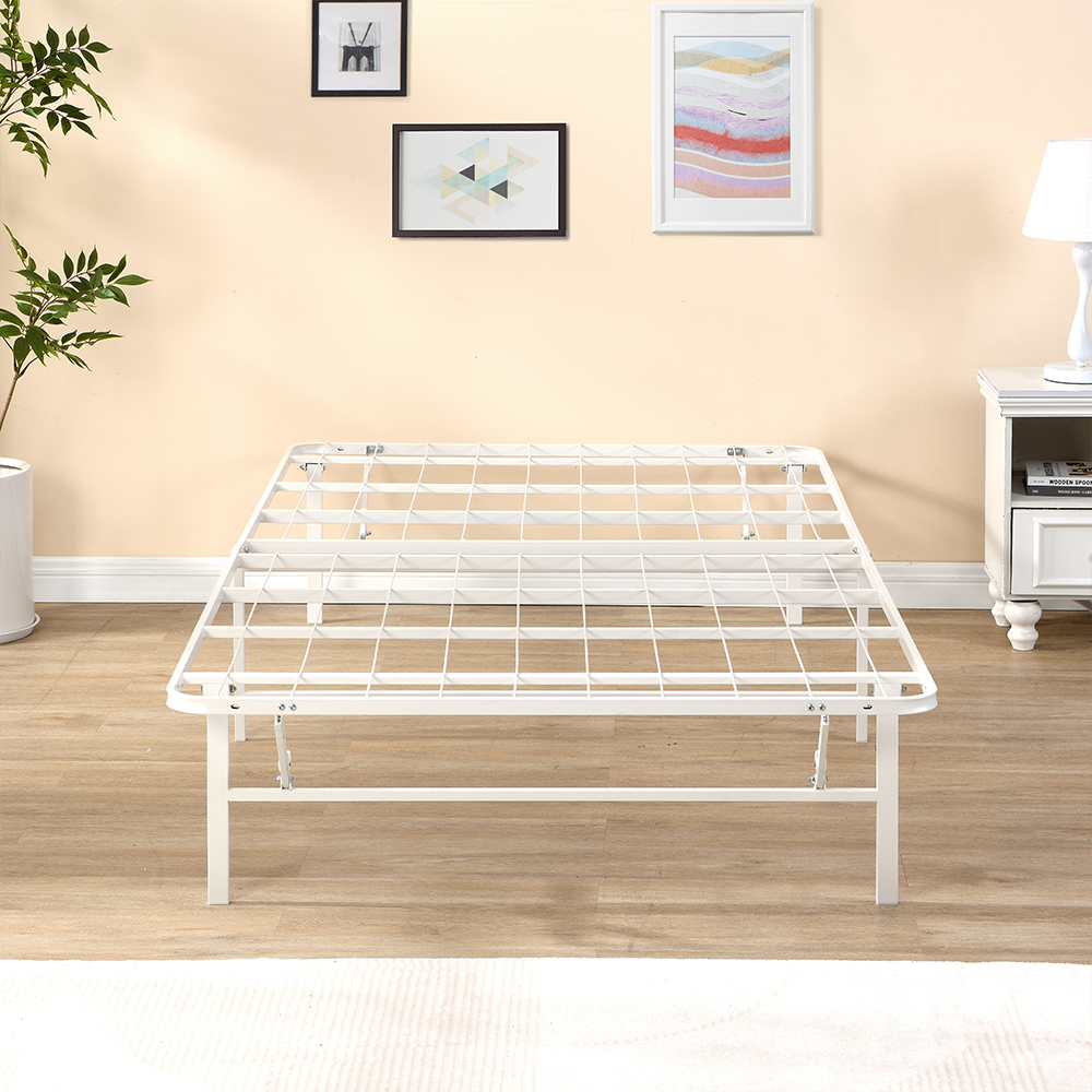 그랜레스트 무헤드 접이식 철제 침대 프레임 싱글 슈퍼싱글 퀸