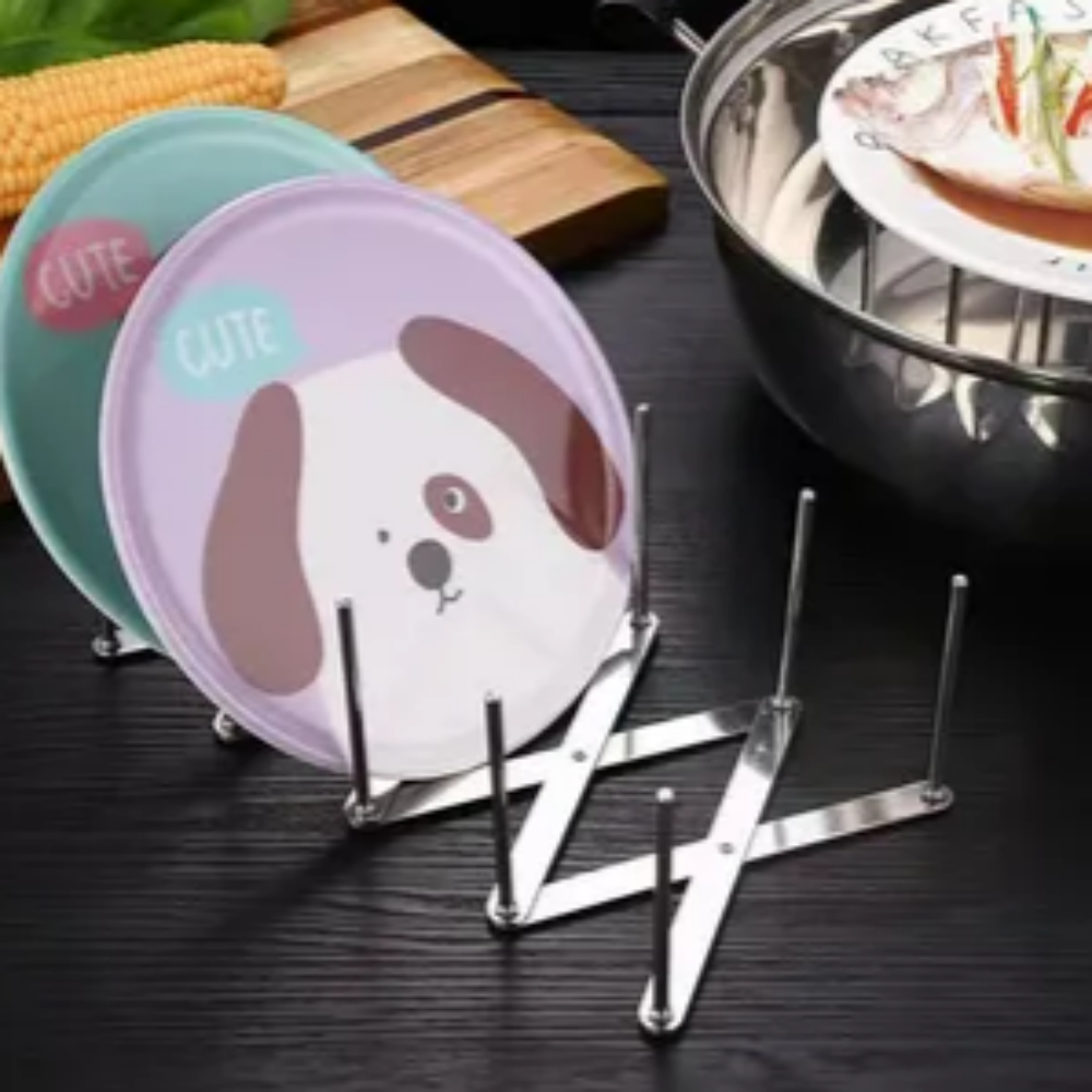 접이식 냄비뚜껑거치대 그릇 주방집기 거치대 걸이 정리대 - 상세 이미지 2