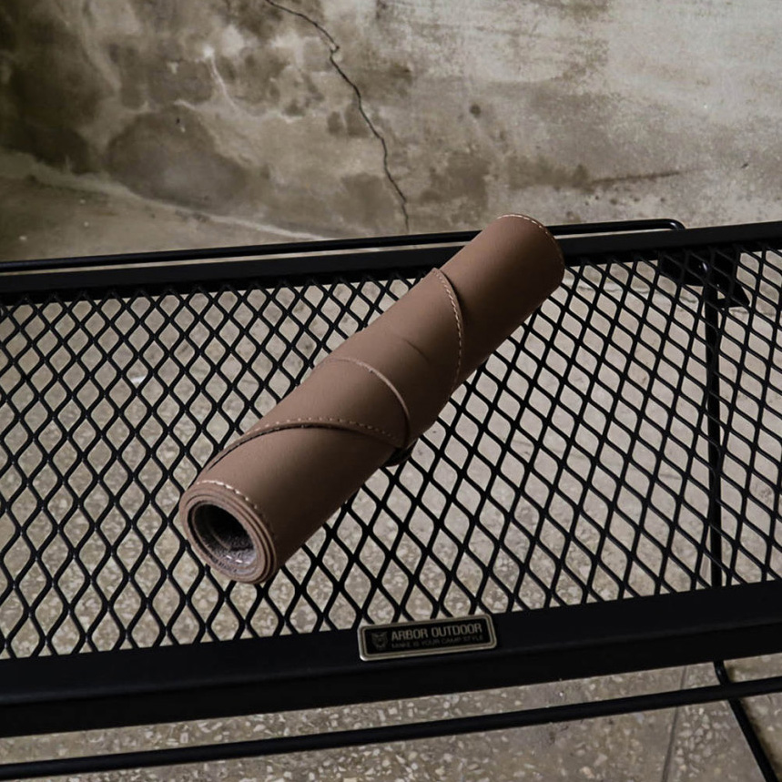 아버 아웃도어 헥사 육각 가죽 테이블 매트 캠핑 롤