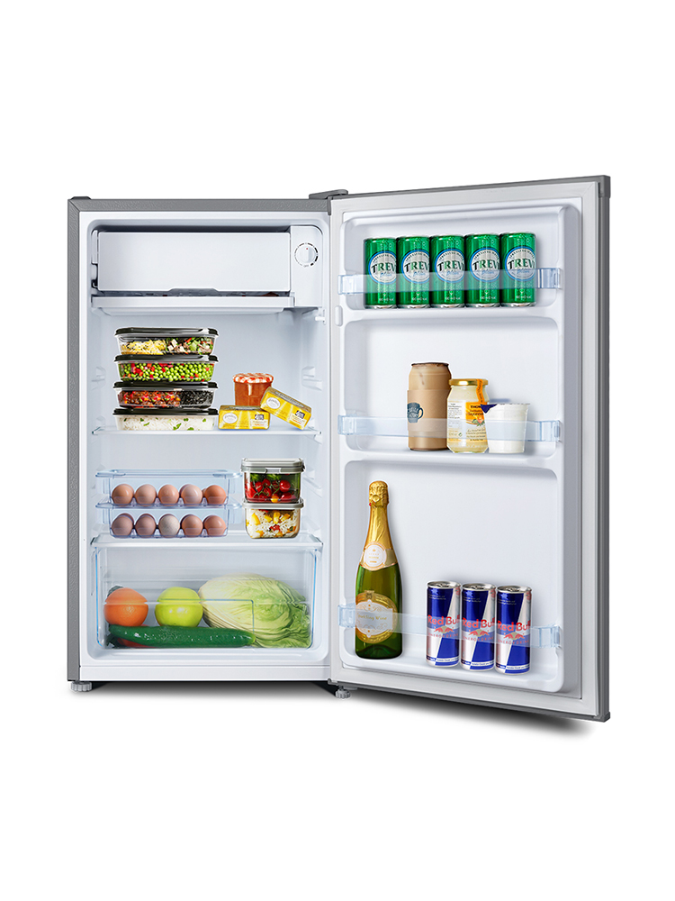 소형 미니 냉장고 1도어 원룸 일반 사무실 냉장고 더함 CHIQ 왼쪽(좌), 92L 실버