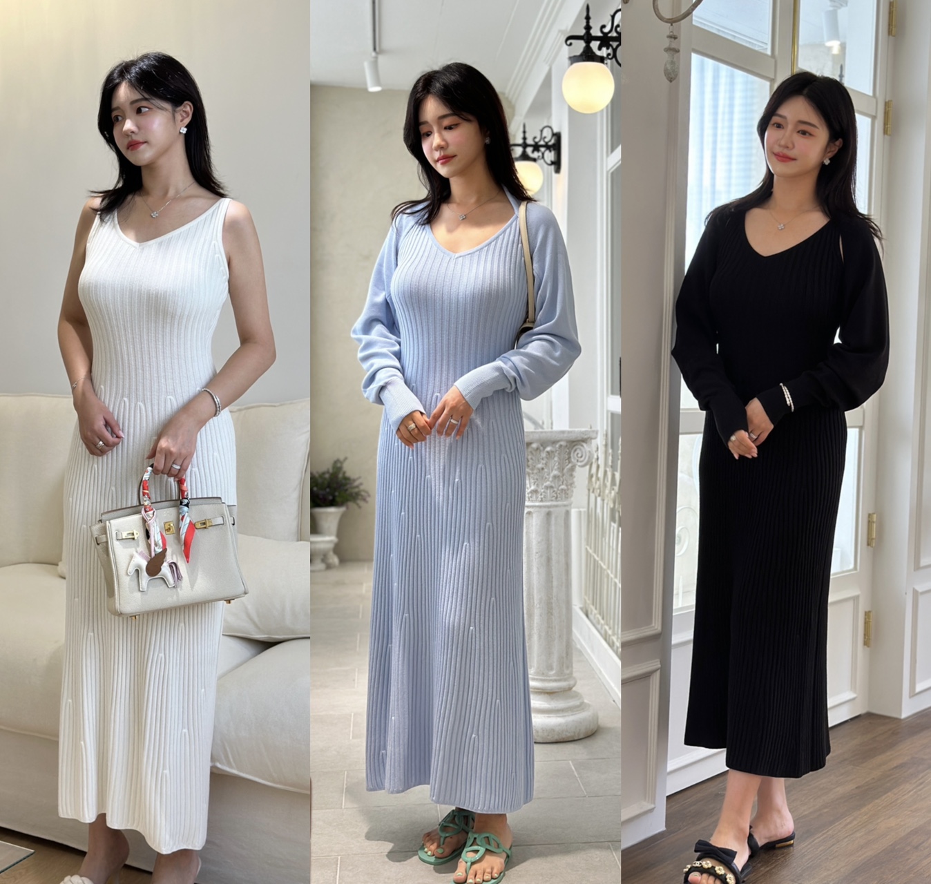 Ondes 옹드 니트 원피스