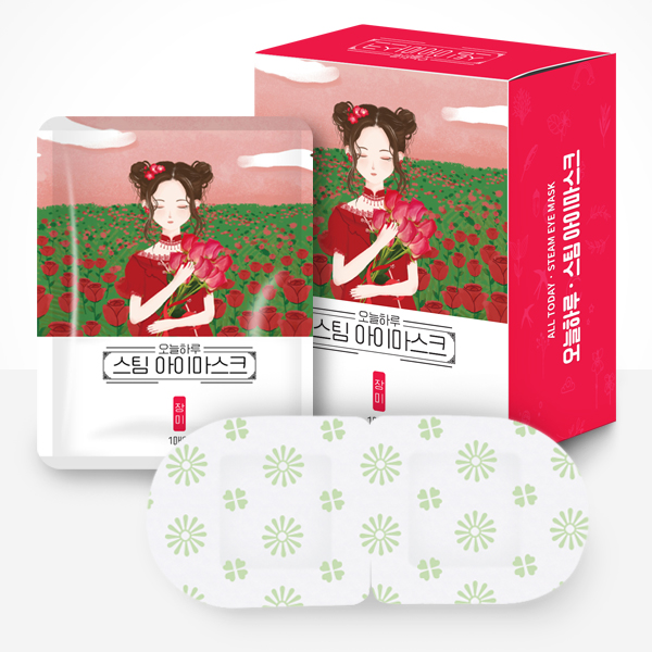 (50매E)촉촉스팀 오늘하루 증기 아이마스크 온열안대 눈찜질팩 일회용- 무향50매 - 상세 이미지 5