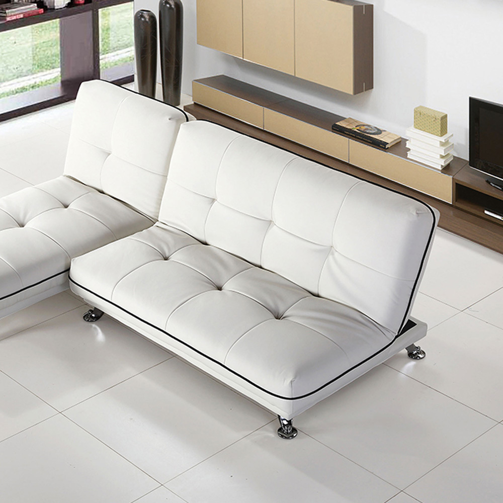 H168K PU가죽 2인 소파베드