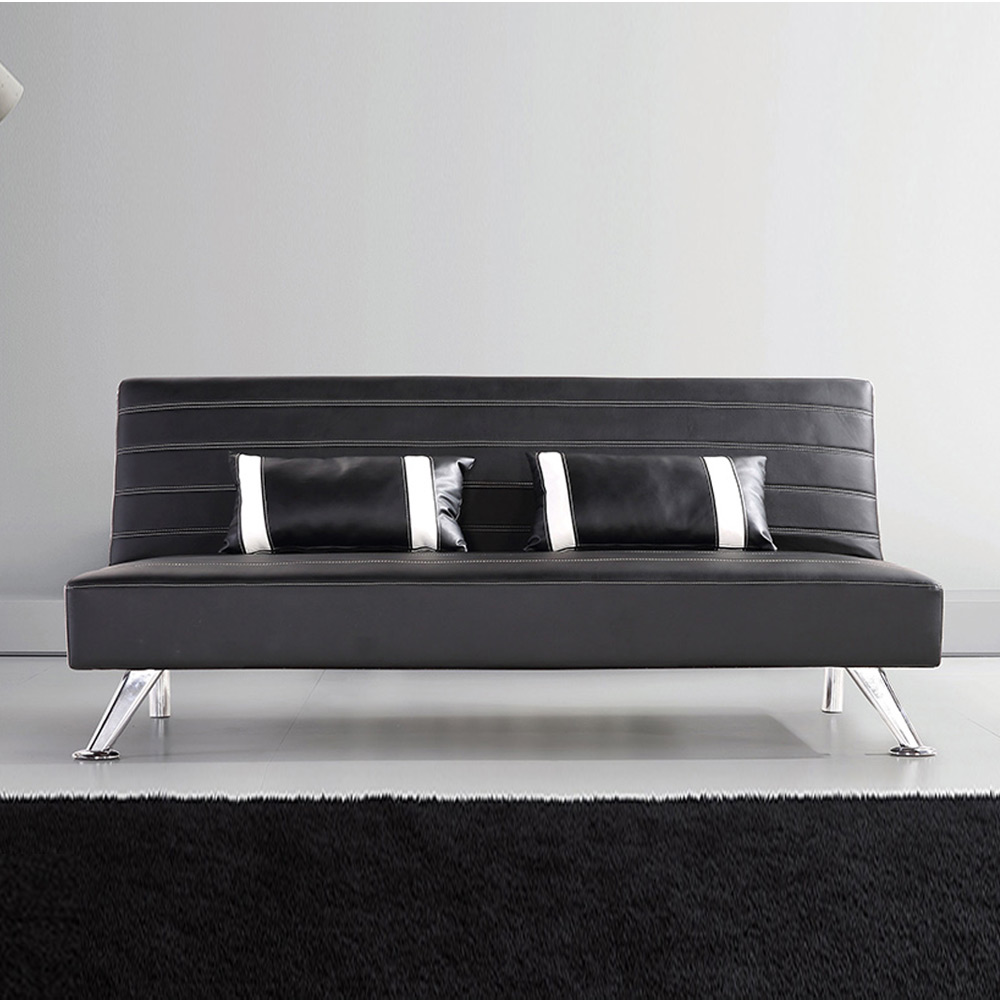 H180K PU가죽 3인 소파베드