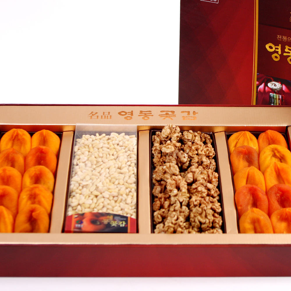 곶감 혼합세트 2호(곶감+호두+잣) 1.4kg 내외 : 청풍명월장터
