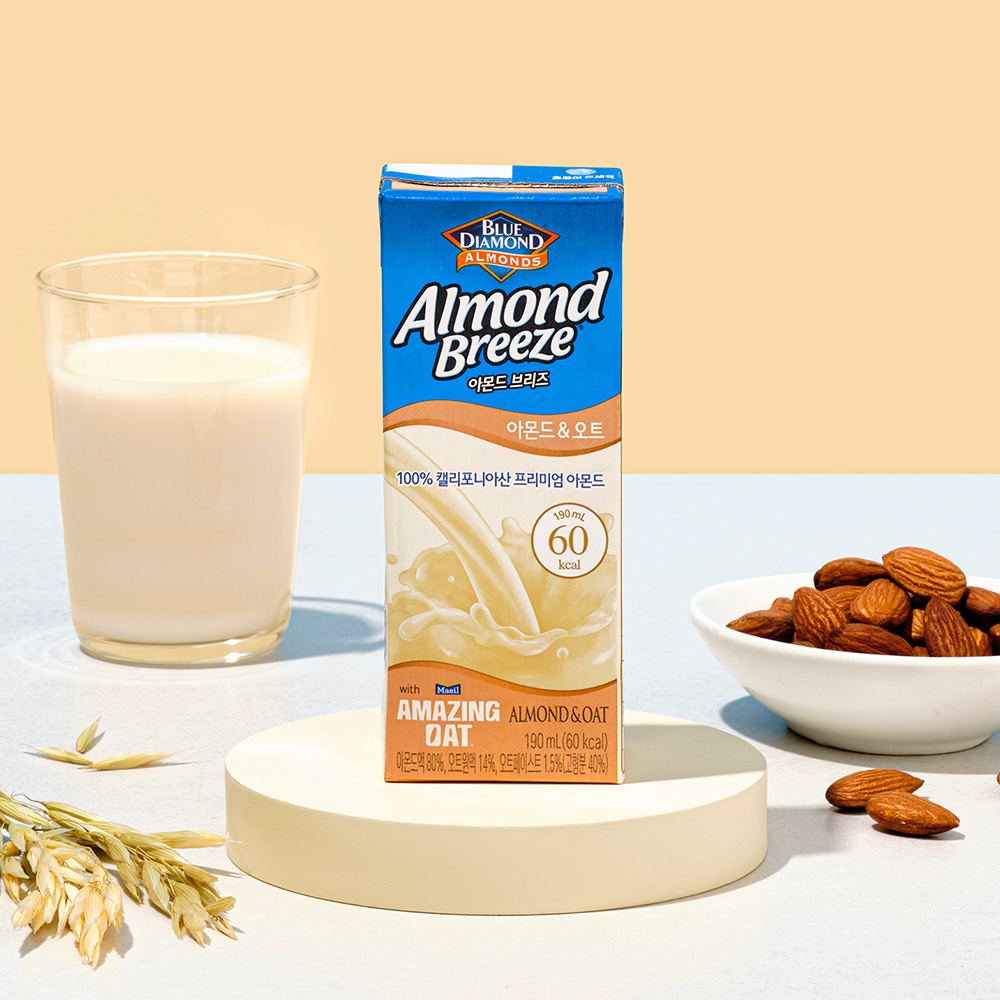 아몬드브리즈 아몬드&오트 190ml 24팩