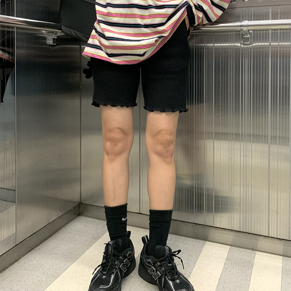 마카롱 밴딩 5부 바이커 팬츠 - 4color 상세 이미지 26