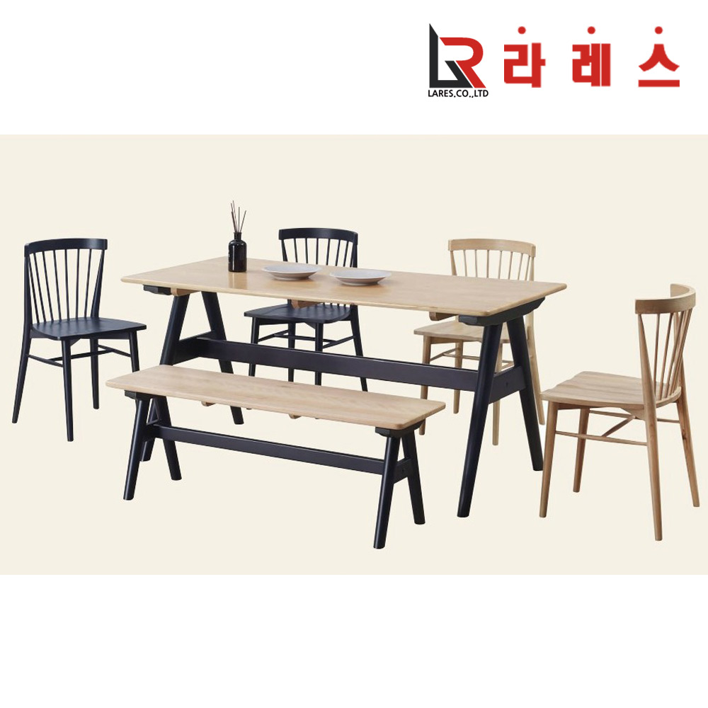 에니크 비취목 6인 식탁 - 메인 이미지