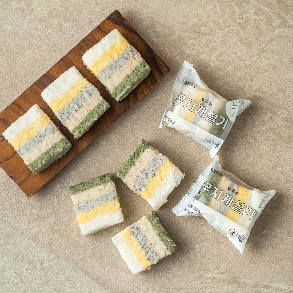 우리쌀 무지개떡 1상자(50g x 8봉) - 상세 이미지 4