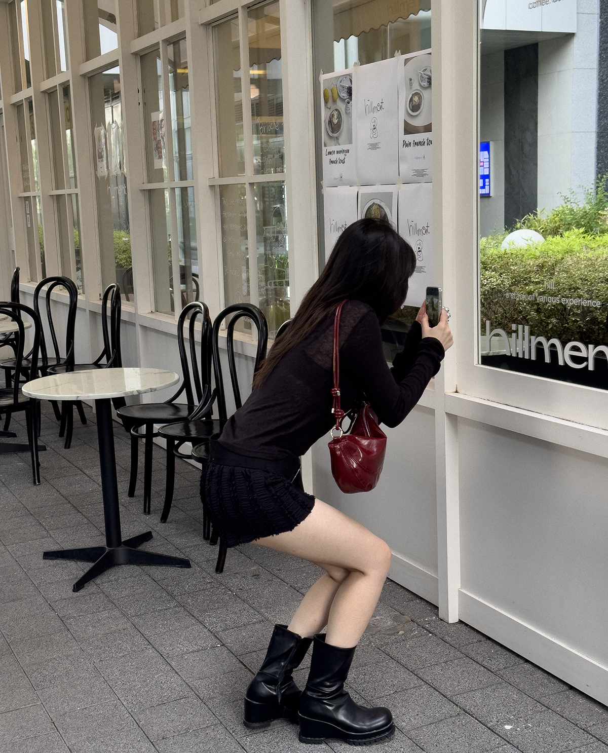 [뉴모즈/끈조절] 반달 꼬임 숄더 크로스백 상세 이미지 6