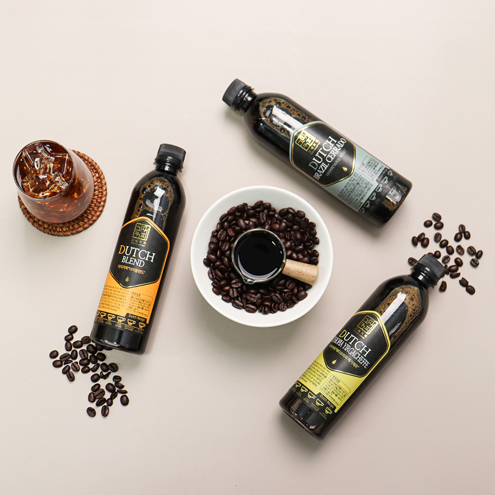 (그때커피)더치커피 원액 500ml 3종 선물세트 더치블랜드 브라질 예가체프 콜드브루 - 상세 이미지 2