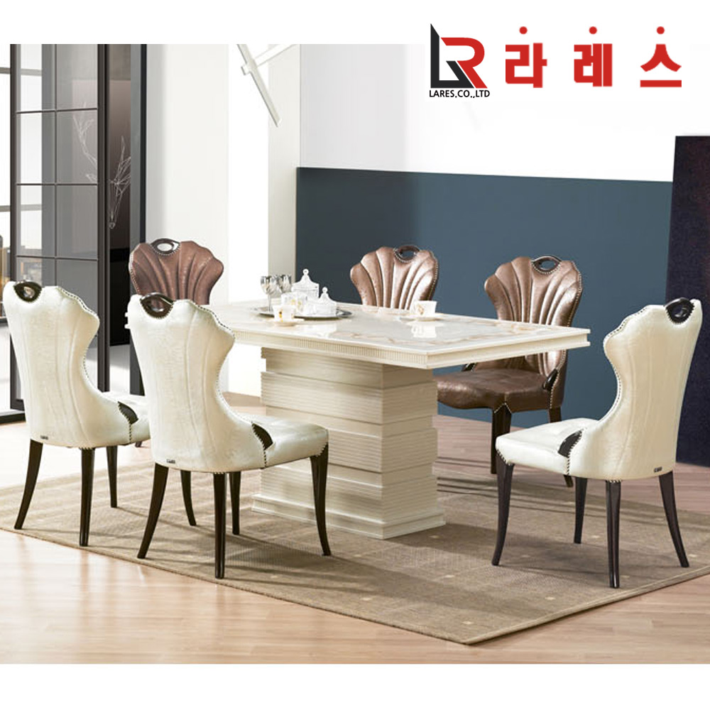 레이브 대리석 6인식탁