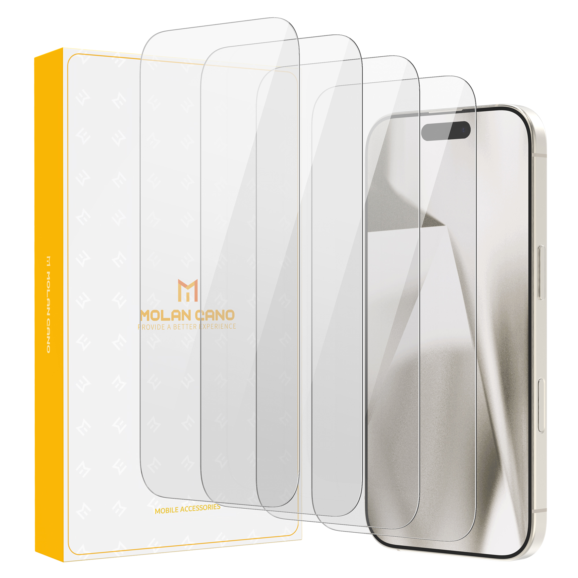 플래쉬 강화유리 액정보호필름 아이폰17 프로, 4매입