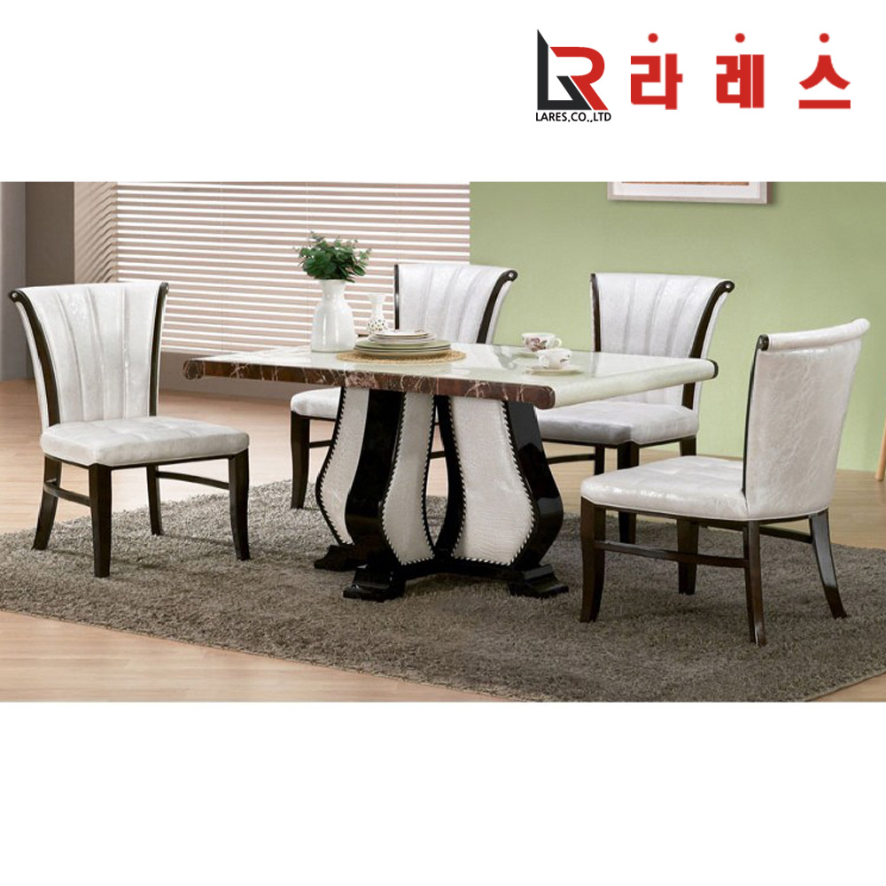 실루에2 대리석 4인 식탁