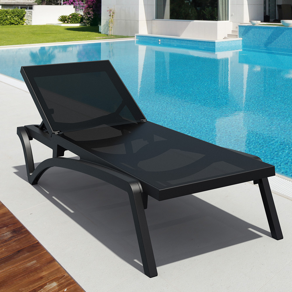 E484 모던 아웃도어 매쉬 썬배드