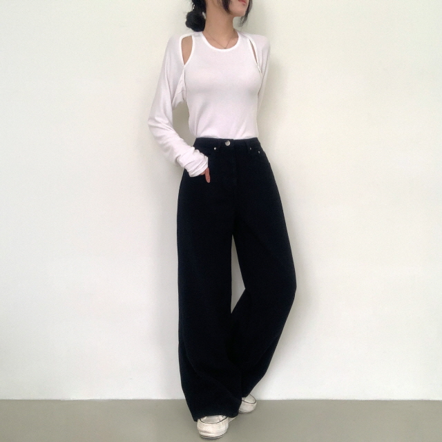 💗20%할인💗[숏,롱/6COL/기획❣] 아르노 히든밴딩 컬러 코튼 면 바지 베이직 난스판 와이드 데일리 팬츠 상세 이미지 58