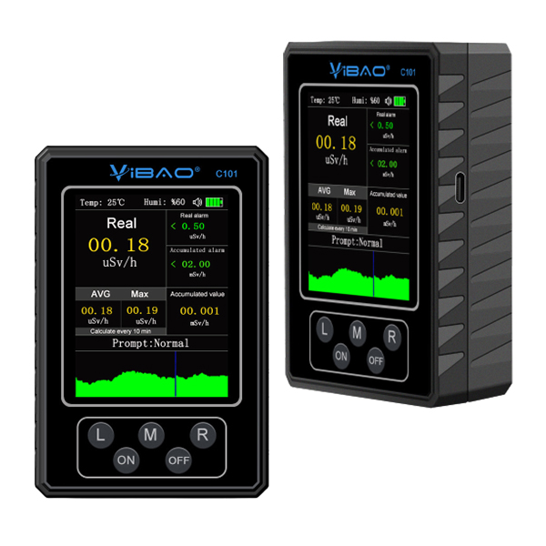 C-101 방사능측정기 휴대용 계측기 선량계 검출기 수산물방사능측정 국내배송 직수입