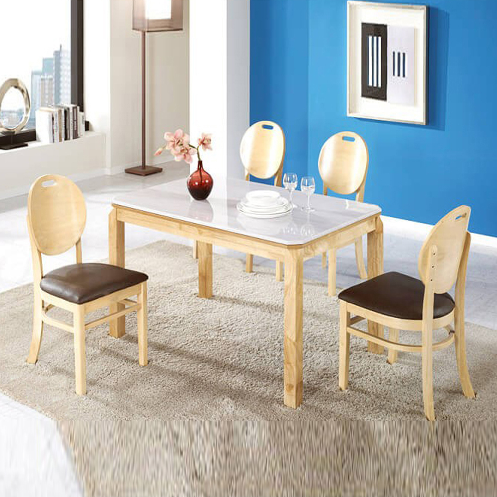 에드민 대리석 4인 식탁