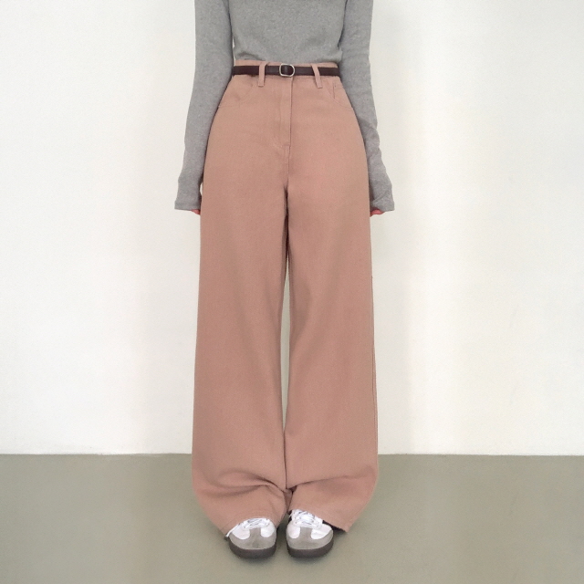 💗20%할인💗[숏,롱/6COL/기획❣] 아르노 히든밴딩 컬러 코튼 면 바지 베이직 난스판 와이드 데일리 팬츠 상세 이미지 25