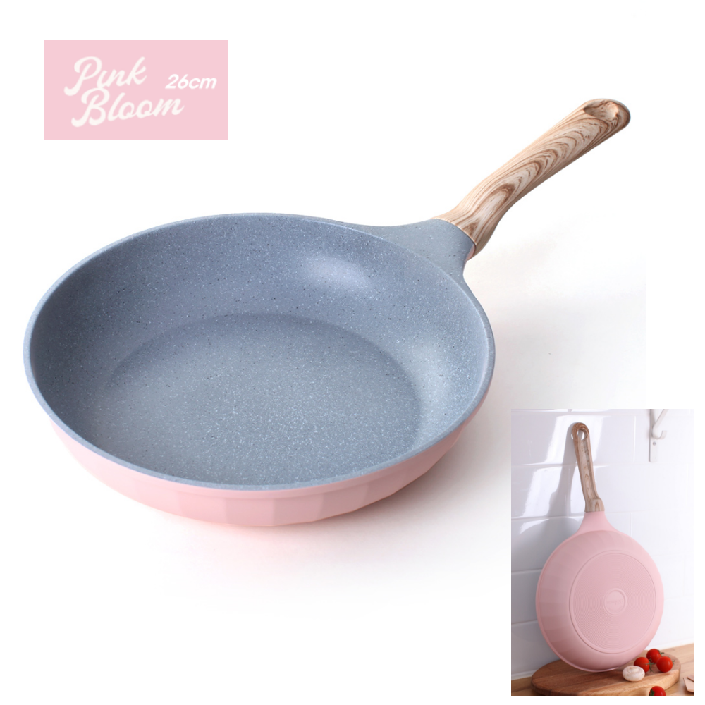 미니 가스버너 핑크 캠핑버너 썬터치 후라이팬 브루스타 2종세트