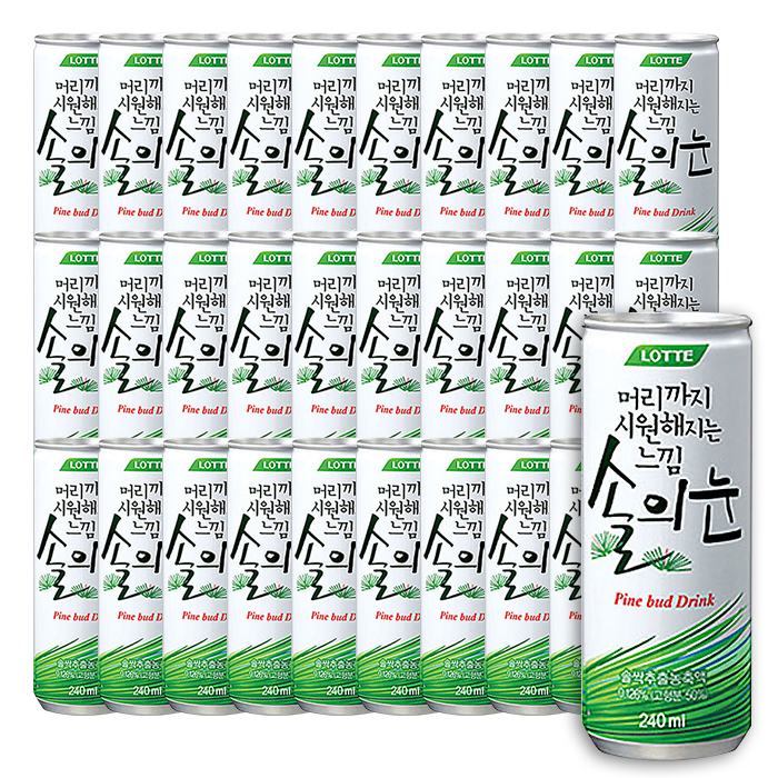 롯데 솔의눈 240ml 총30캔 : 옐로팩토리