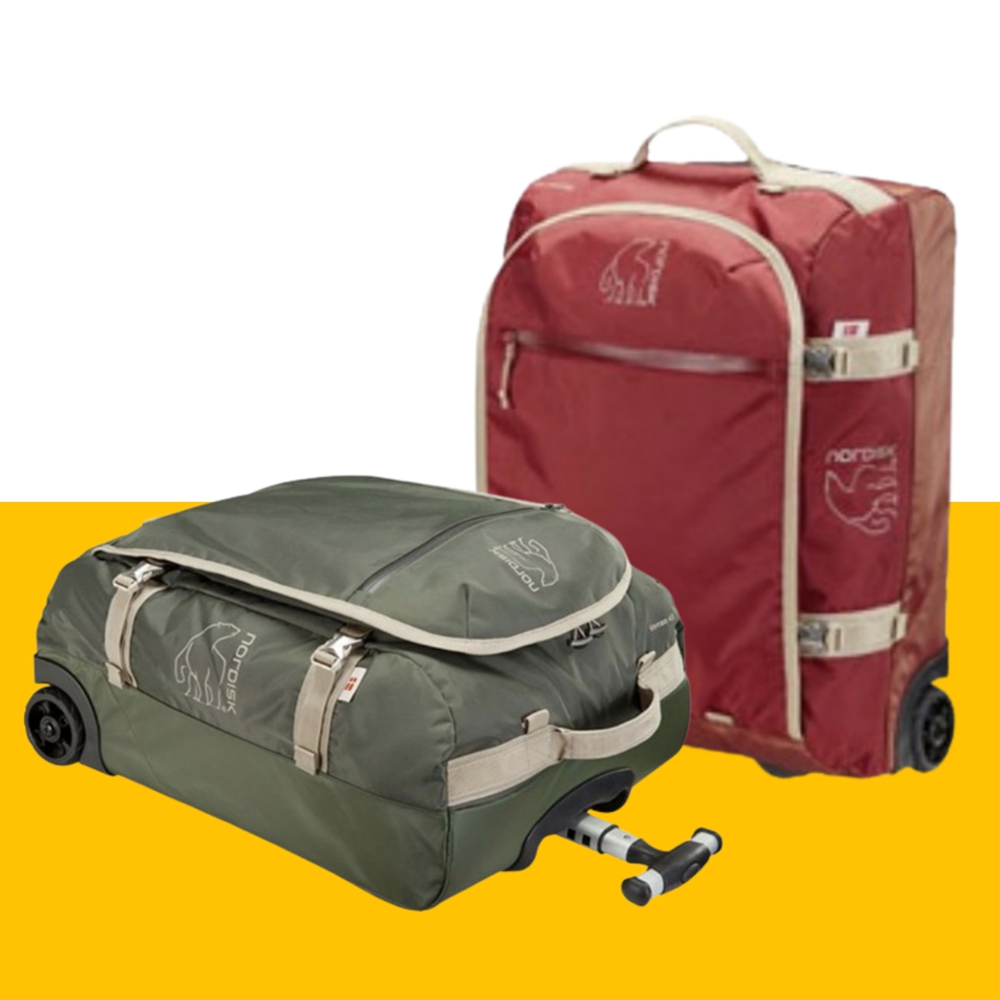 노르디스크 베란 휠드 더플 45 캠핑 여행용 텐트 캐리어 - 상품 이미지