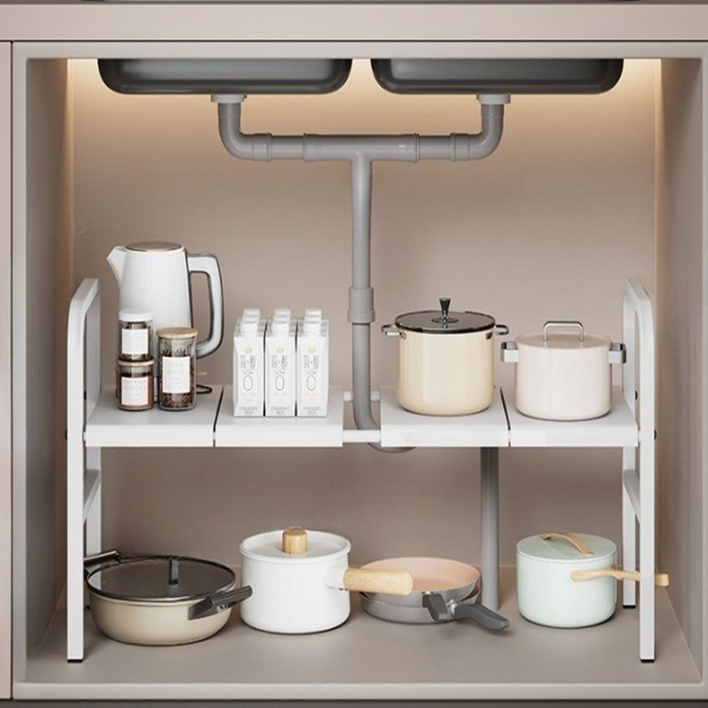 길이조절 냄비선반