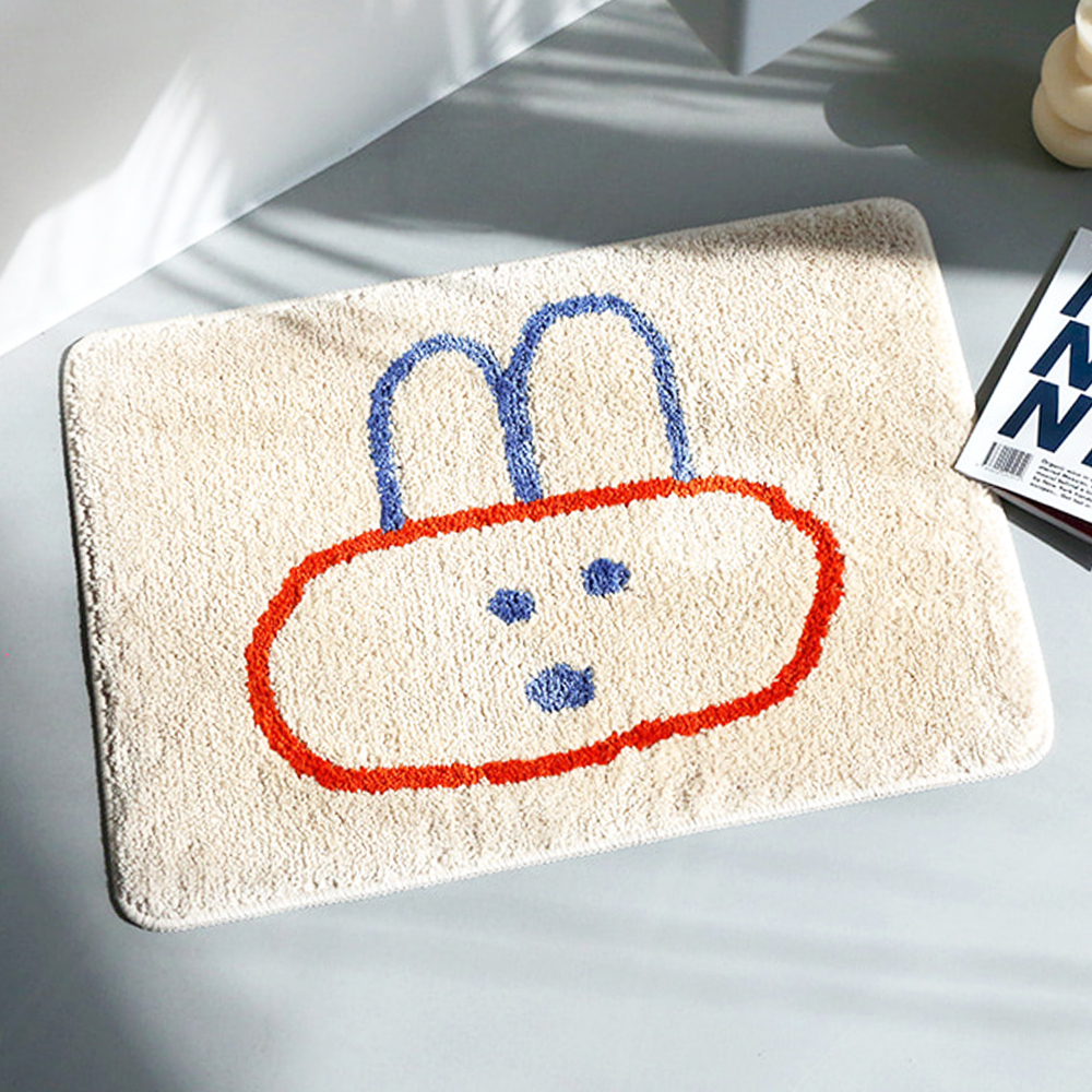 로마네 규조토 욕실 발매트 숏 버니 화장실 현관 싱크대 주방매트