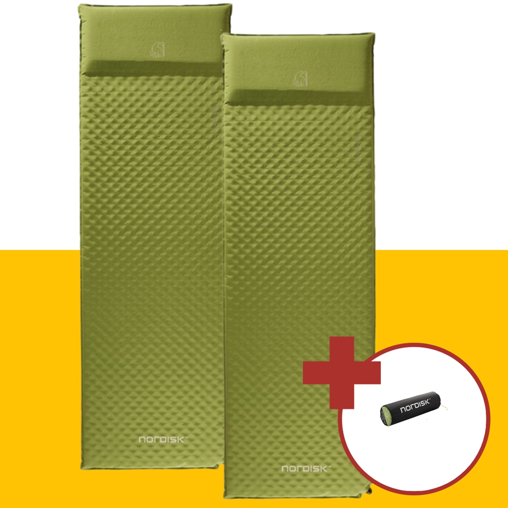 노르디스크 보른홀름 5.0 2개세트 에어매트 1인용 싱글 캠핑 차박 자충 매트