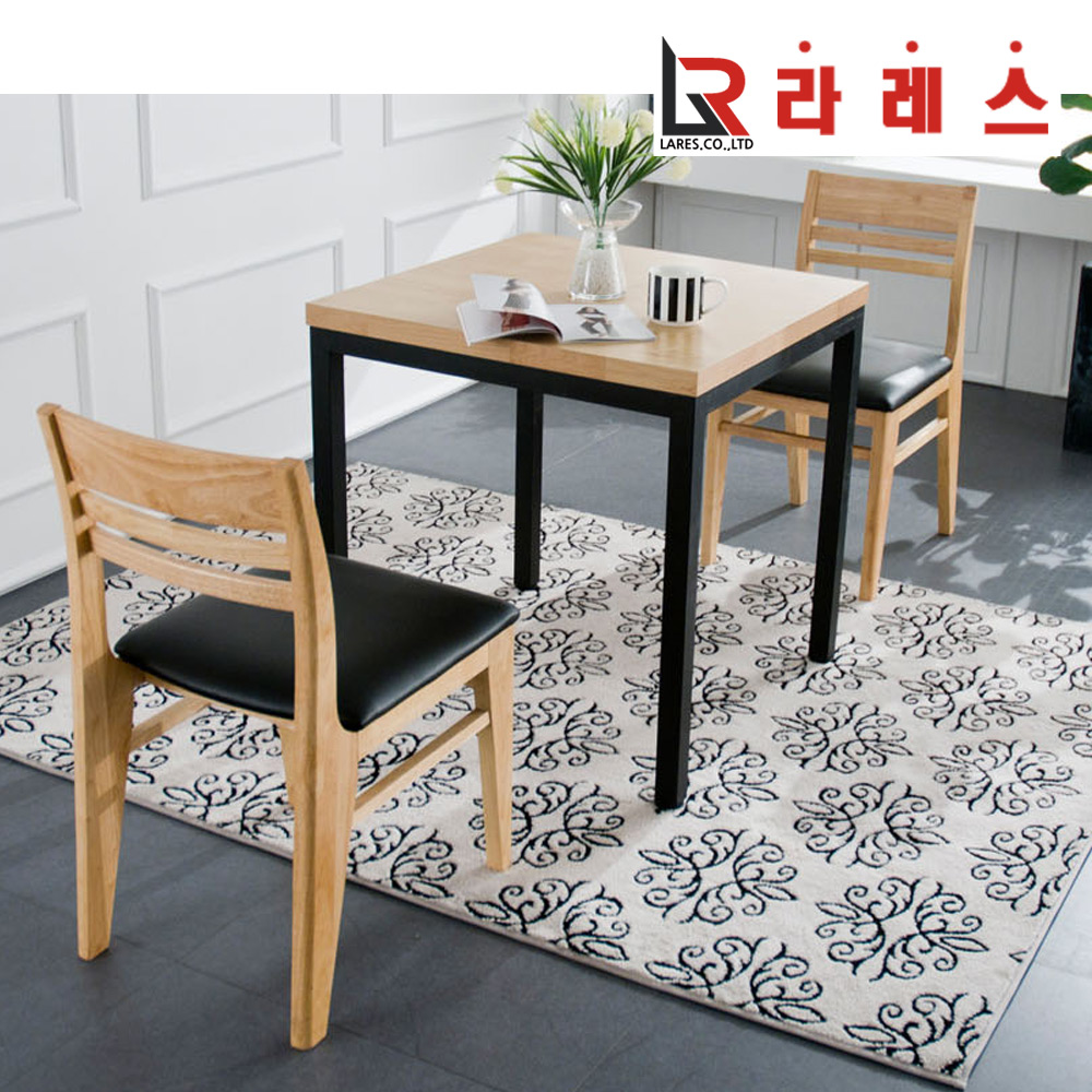 제이 철재 2인 식탁 - 상품 이미지