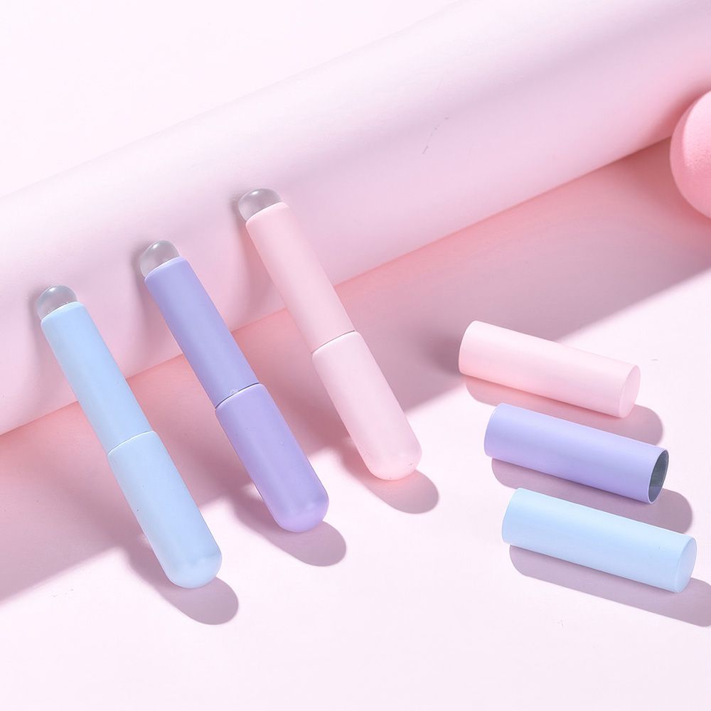 실리콘 립브러쉬 휴대용 미니 젤리 립 브러시 핑거팁 립솔 스머지 입술 메이크업 붓 - 상품 이미지