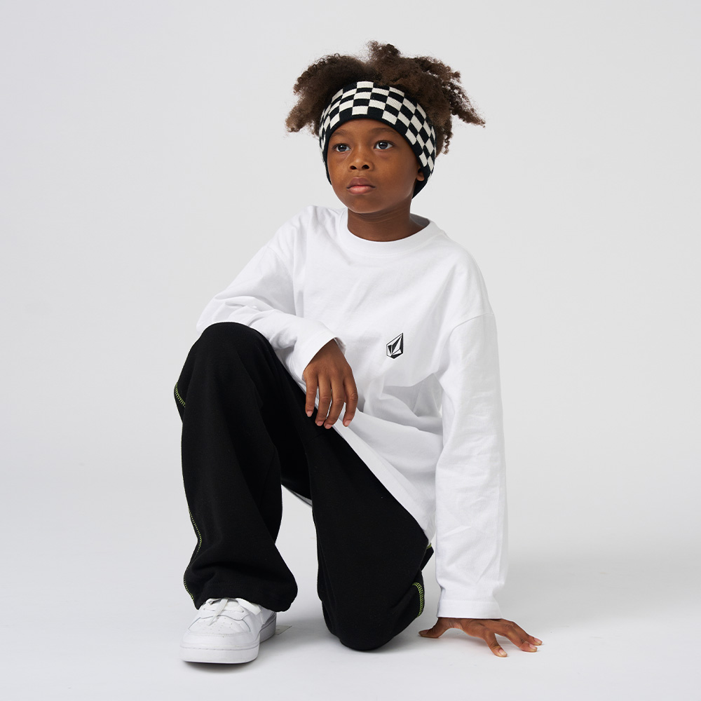 볼컴키즈 백포인트 롱 티셔츠_D4F303 - 상세 이미지 2