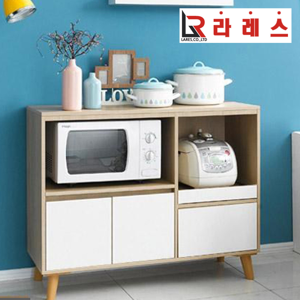 비즈 하프도어 수납형 렌지대 - 메인 이미지