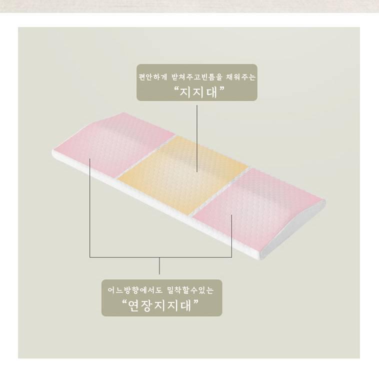 누울 때 허리 받침 잘 때 허리쿠션 베개
