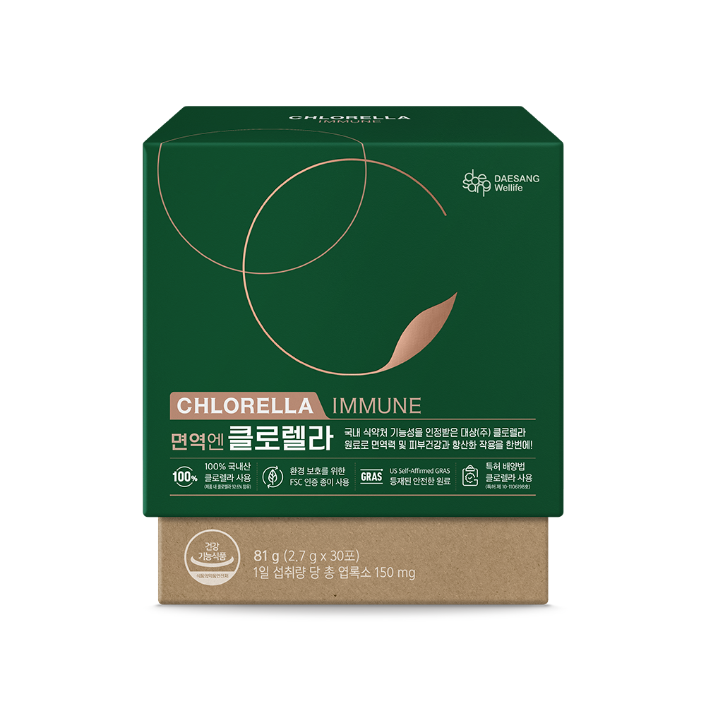 웰라이프 면역엔 클로렐라 엽록소 30포, 1개 이미지 2
