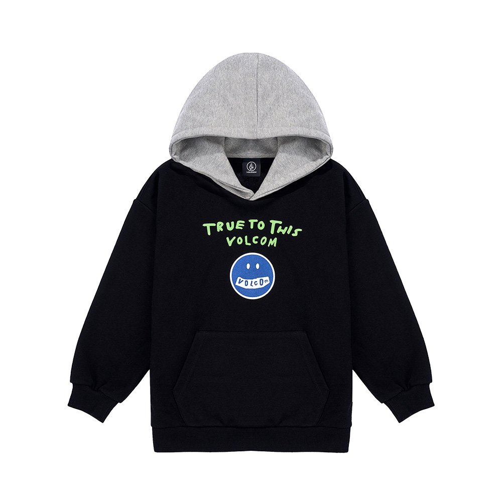 볼컴키즈 트루 스마일 후드_D4F316 - 상세 이미지 4