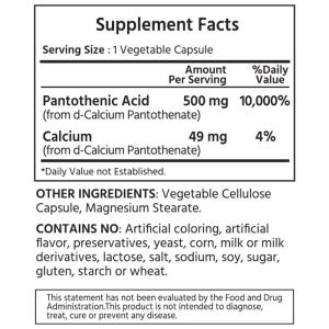 마이라이프 내추럴스 판토텐산 B5 알약 500mg 240캡슐, 1개 맛있게 먹은 솔직 후기 - 상품 이미지 2