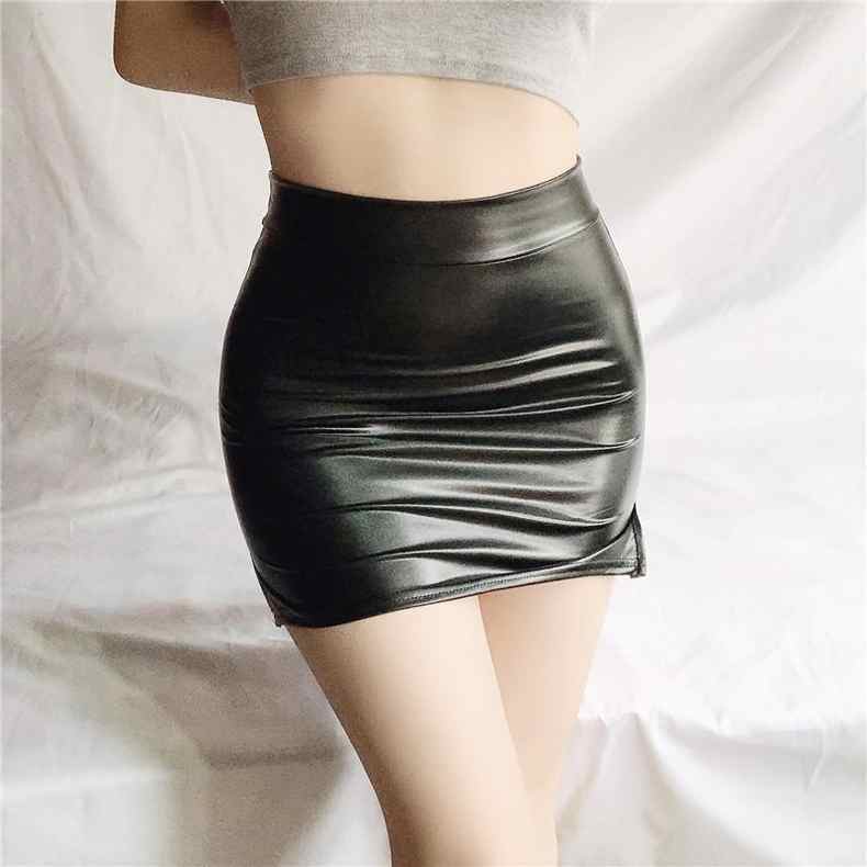 여성 엉덩이라인 치마 하프 초미니스커트 - 상품 이미지