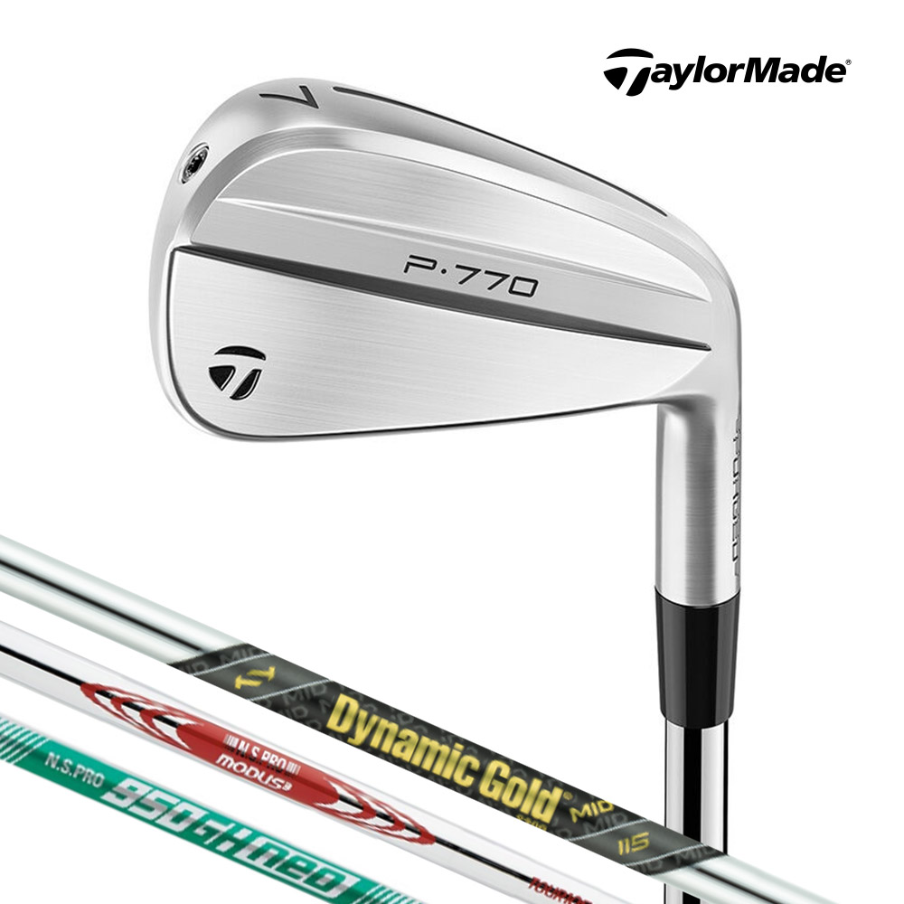 테일러메이드 정품 24 ALL NEW P770 단조 스틸 7아이언세트 DG Mid 115 S200