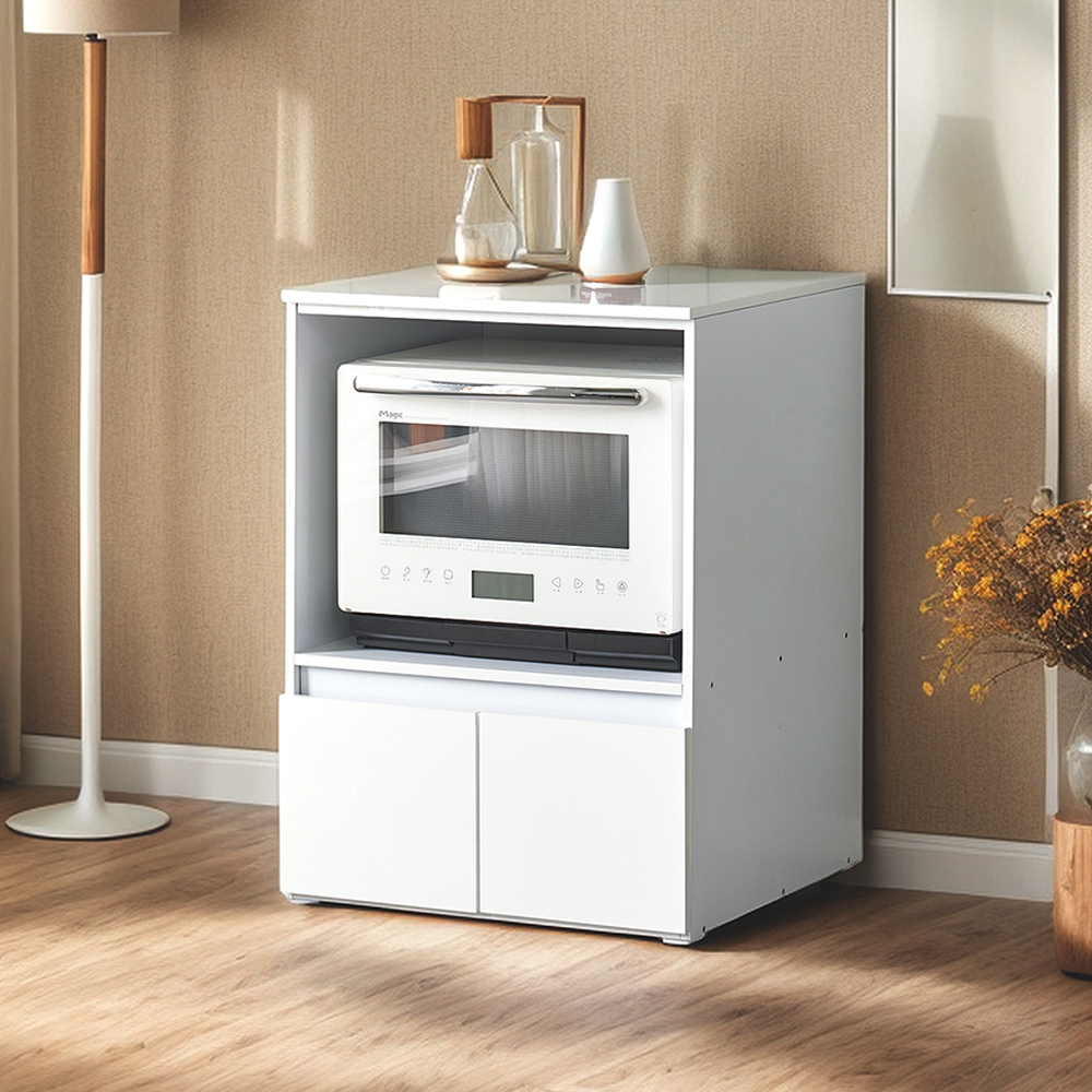 렌지장 광파오븐장 전기밥솥선반 도어형 밥솥장