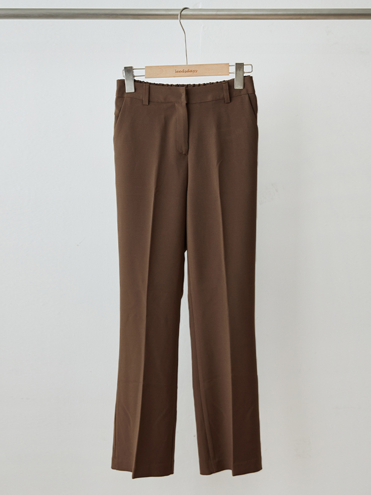 로무 세미부츠컷 스판 뒷밴딩  가을 슬랙스 - 상세 이미지 4