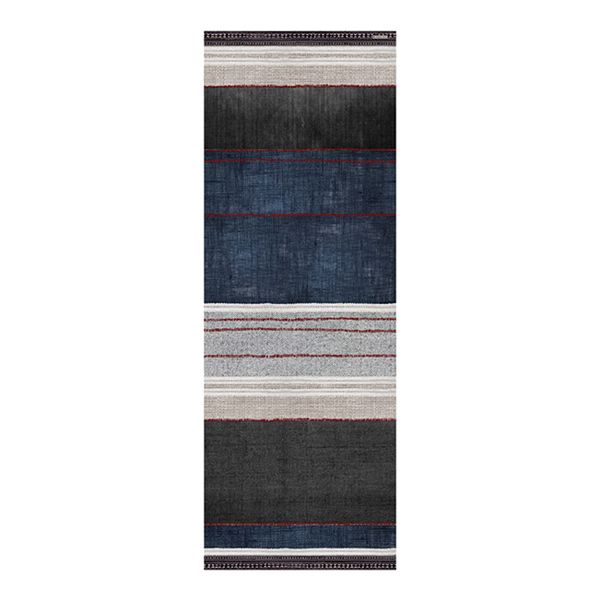 베이자플로우 PVC 플랫 러그 - 우븐 알렉스 인디고 180 x 260 cm - 상세 이미지 2