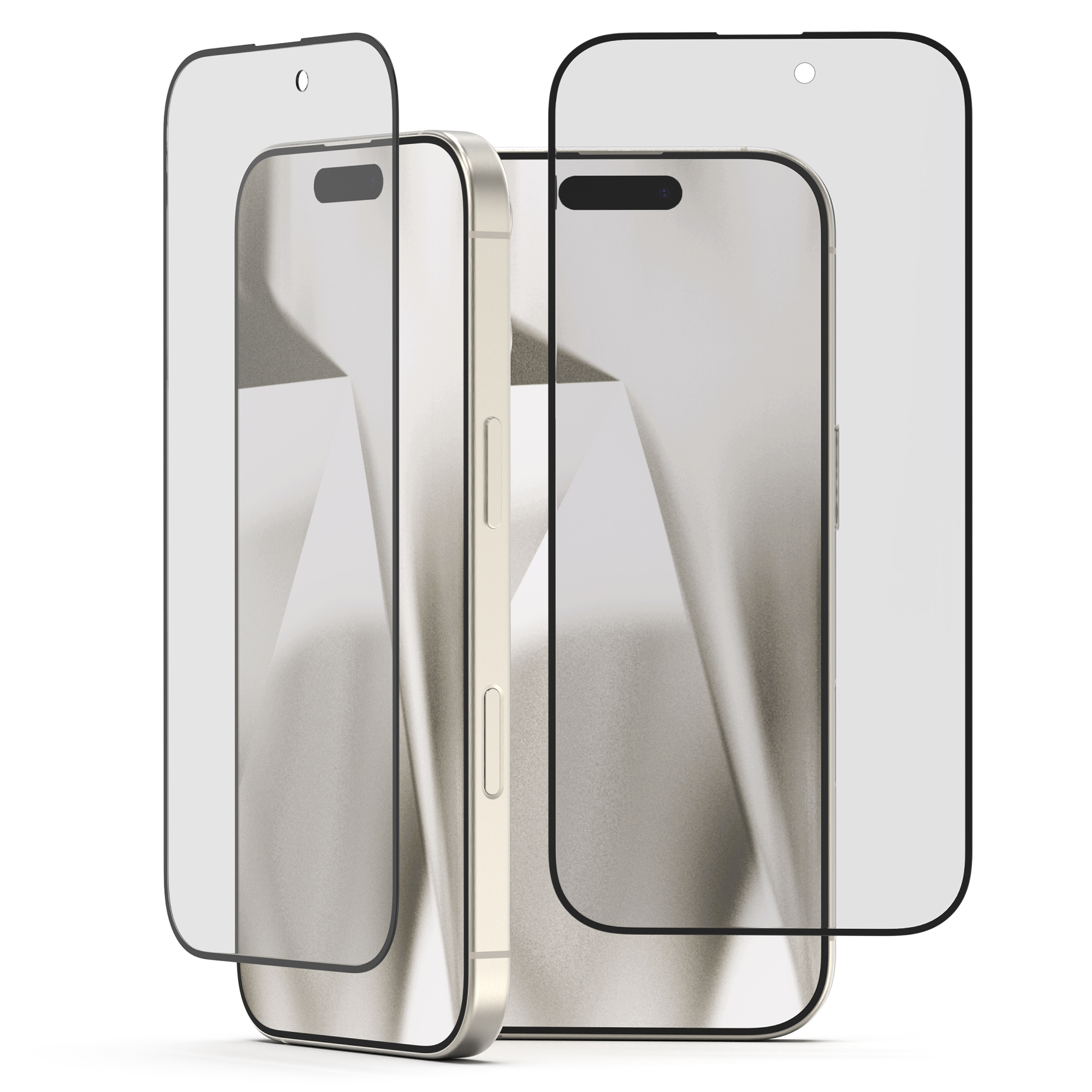 강화유리 풀커버 액정보호 필름 무광 지문방지 아이폰17 프로, 2매입