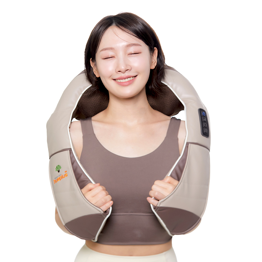 휴플러스 3D텐션 무선 목 어깨 안마기 HPM-5000 - 상세 이미지 4