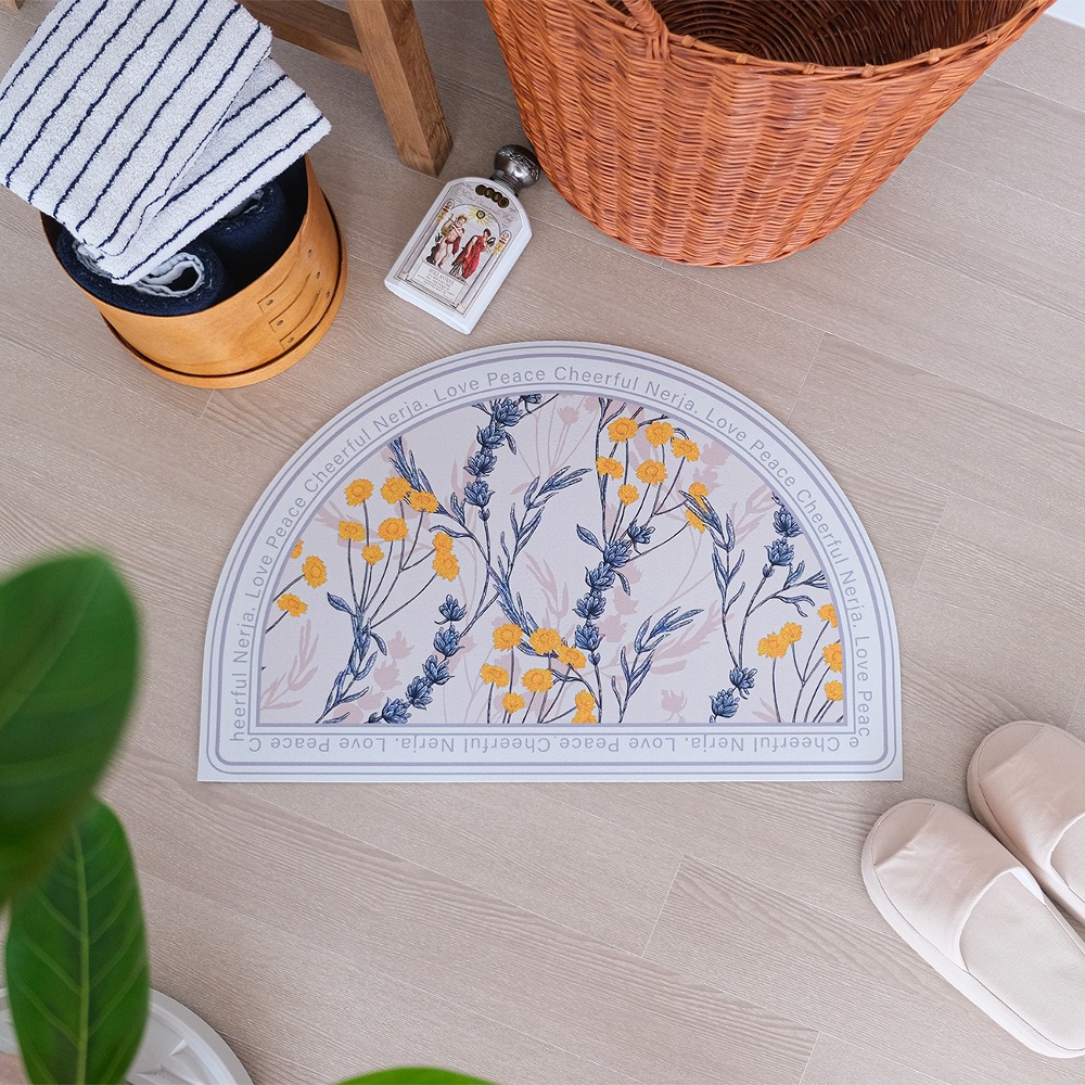 네르하 빨아쓰는 소프트 규조토 발매트 주방 싱크대 매트 4세대